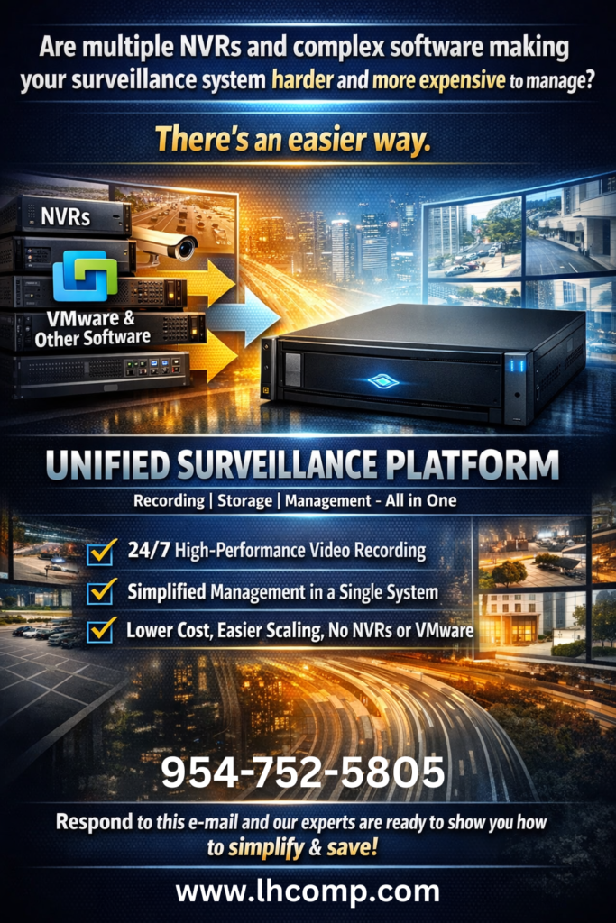 Ditch the NVR. Unify the Future of Video Security.